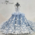 2016 Luxury Handmade Flowers Wedding Dress Latest Mariage Ball Gowns Alibaba China Wedding Gowns QY-922